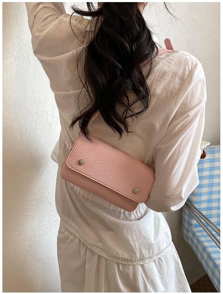 Women's PU Leather Minimal Flap Shoulder Bag detail 36
