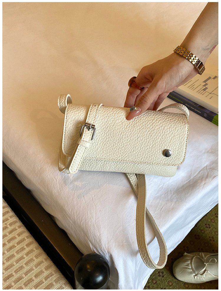 Women's PU Leather Minimal Flap Shoulder Bag detail 39