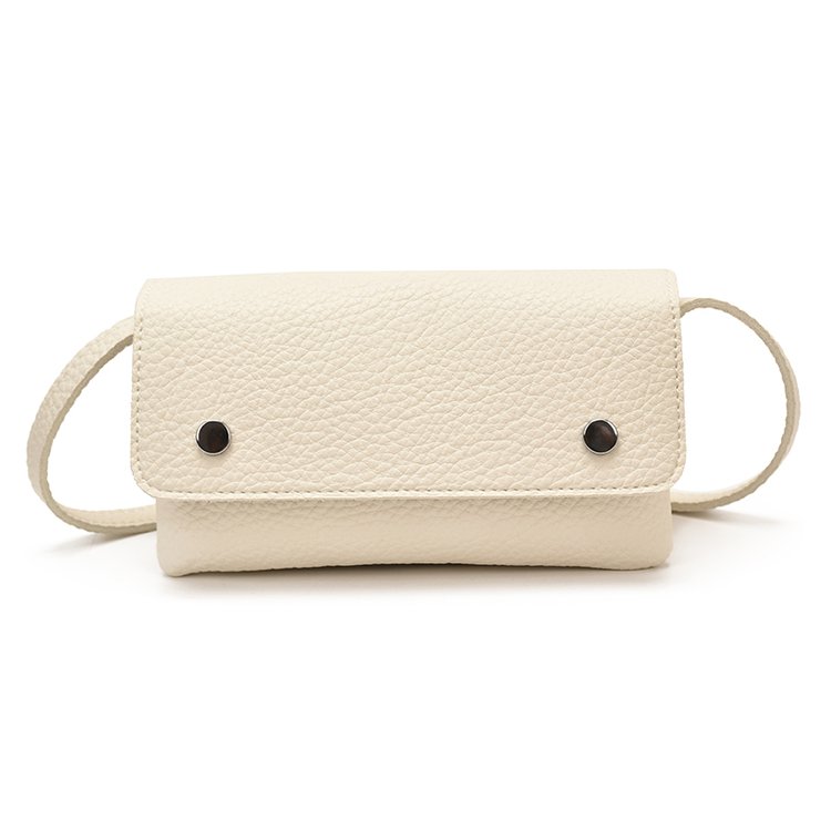 Women's PU Leather Minimal Flap Shoulder Bag view 3