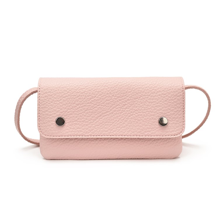 Women's PU Leather Minimal Flap Shoulder Bag view 1
