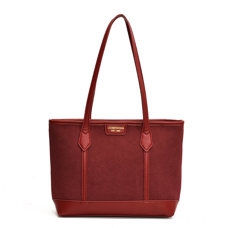 Women's PU Leather Minimal Tote Bag view 4