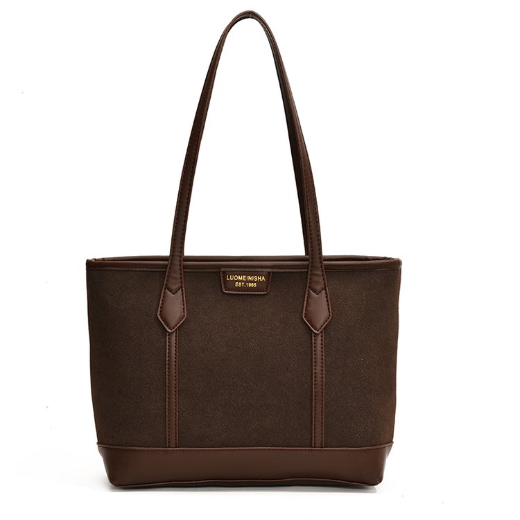 Women's PU Leather Minimal Tote Bag view 5