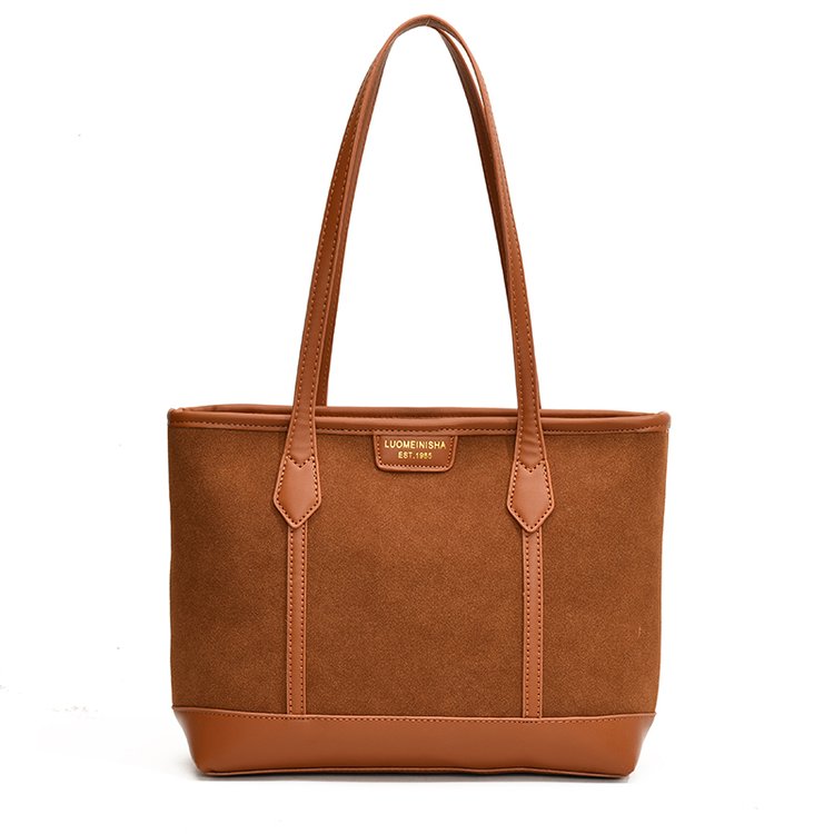 Women's PU Leather Minimal Tote Bag view 1