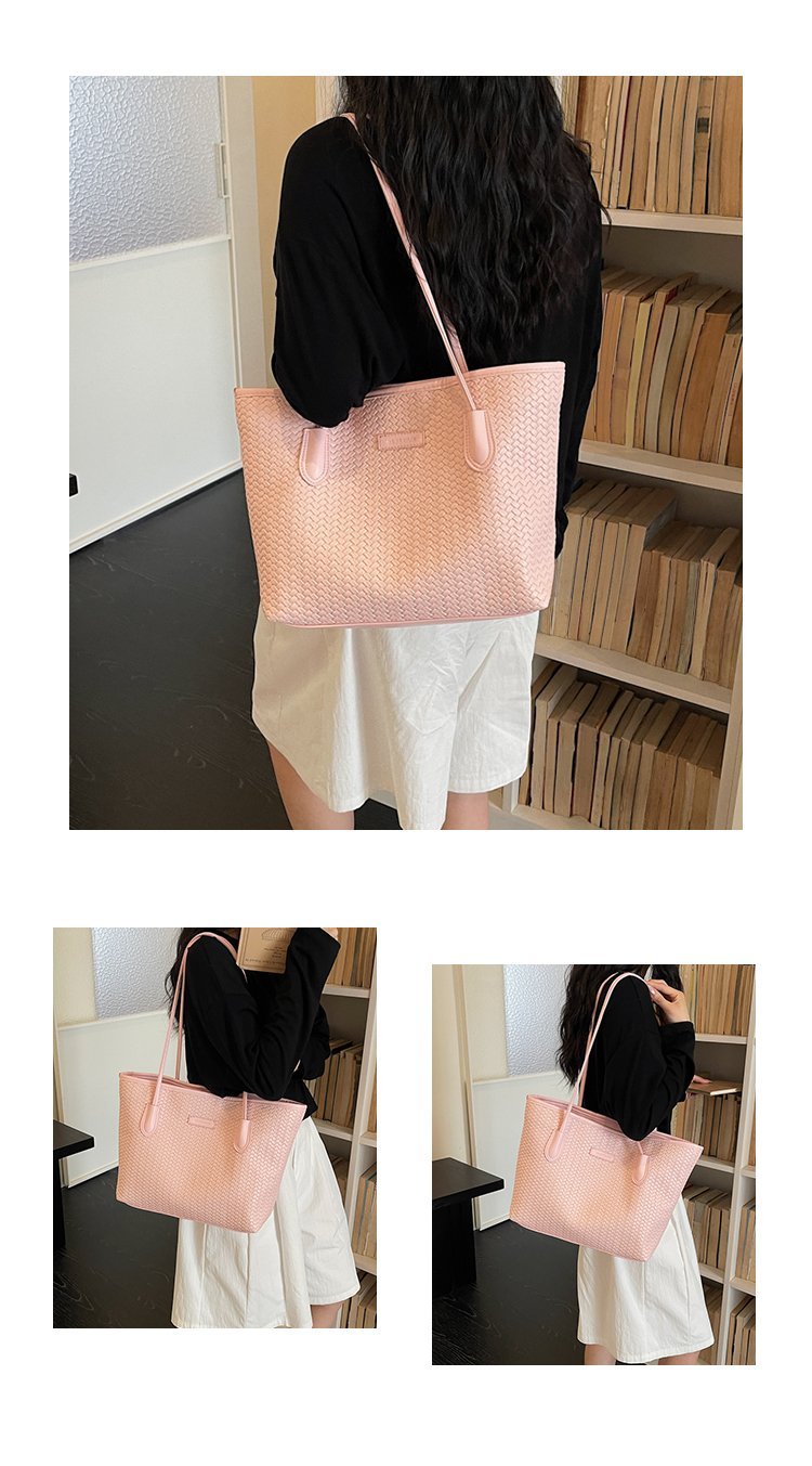 Women's PU Leather Minimal Tote Bag detail 13