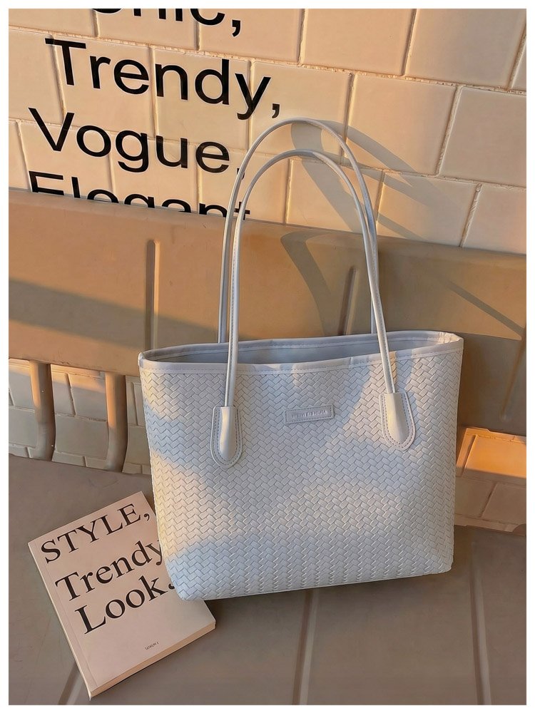 Women's PU Leather Minimal Tote Bag detail 20