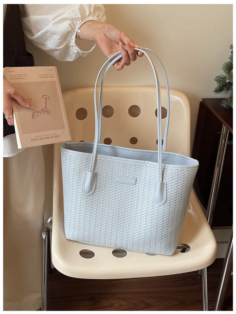 Women's PU Leather Minimal Tote Bag detail 37