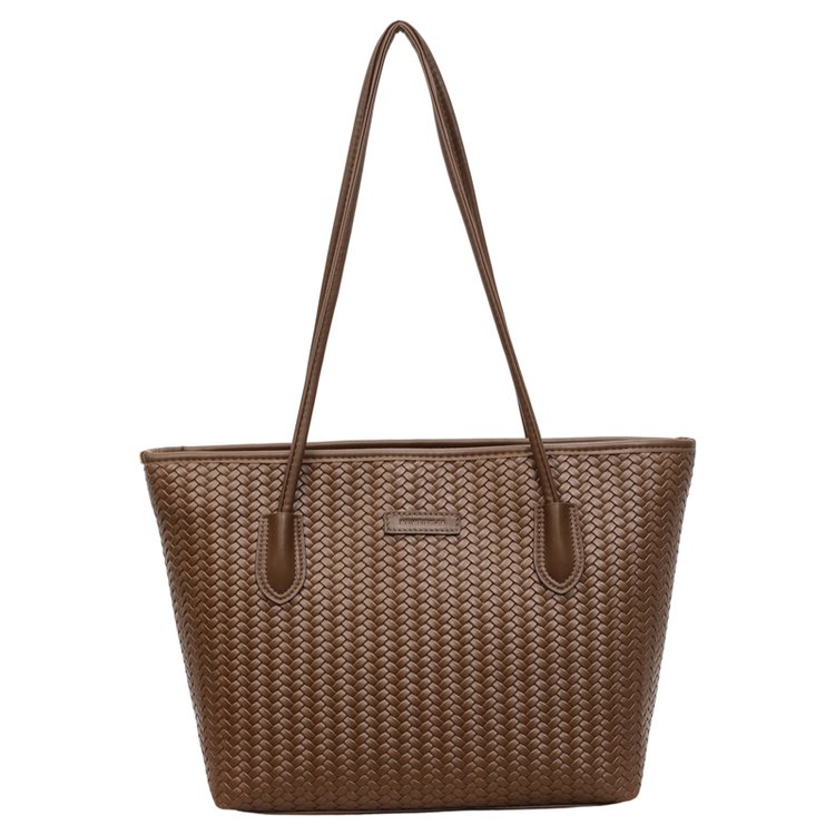 Women's PU Leather Minimal Tote Bag view 1