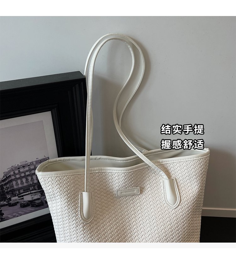 Women's PU Leather Minimal Tote Bag detail 5