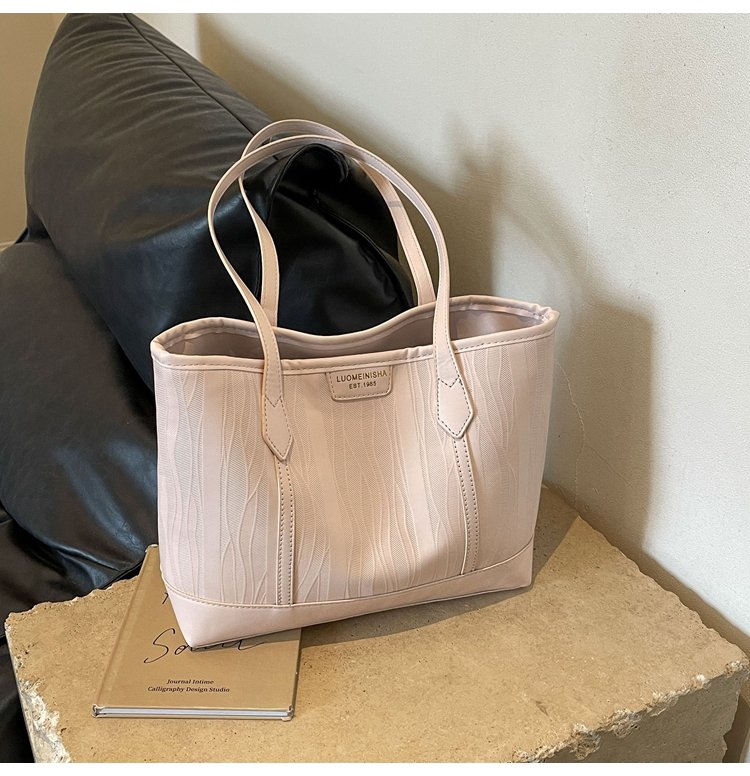 Women's PU Leather Minimal Tote Bag detail 13