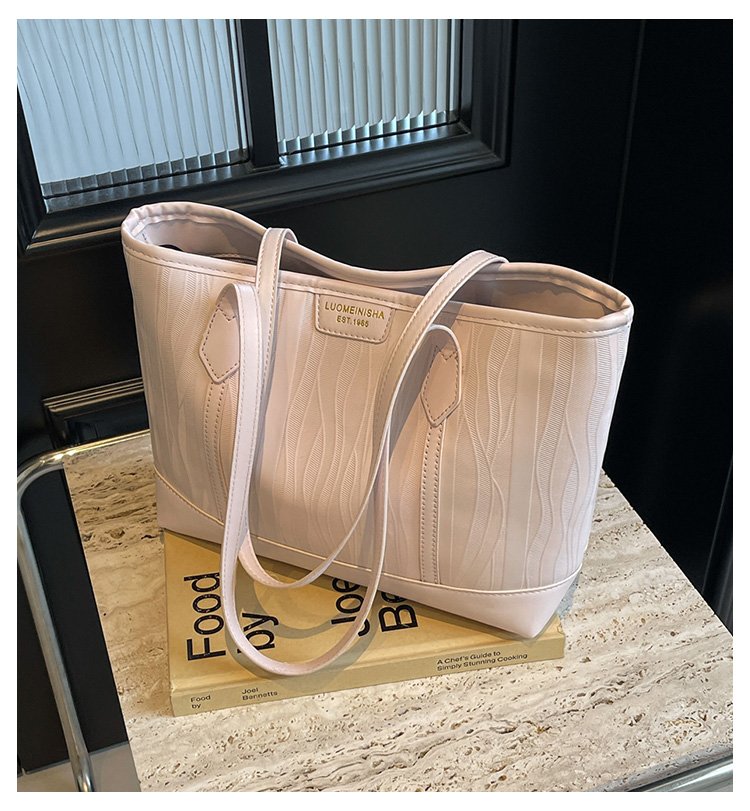 Women's PU Leather Minimal Tote Bag detail 1