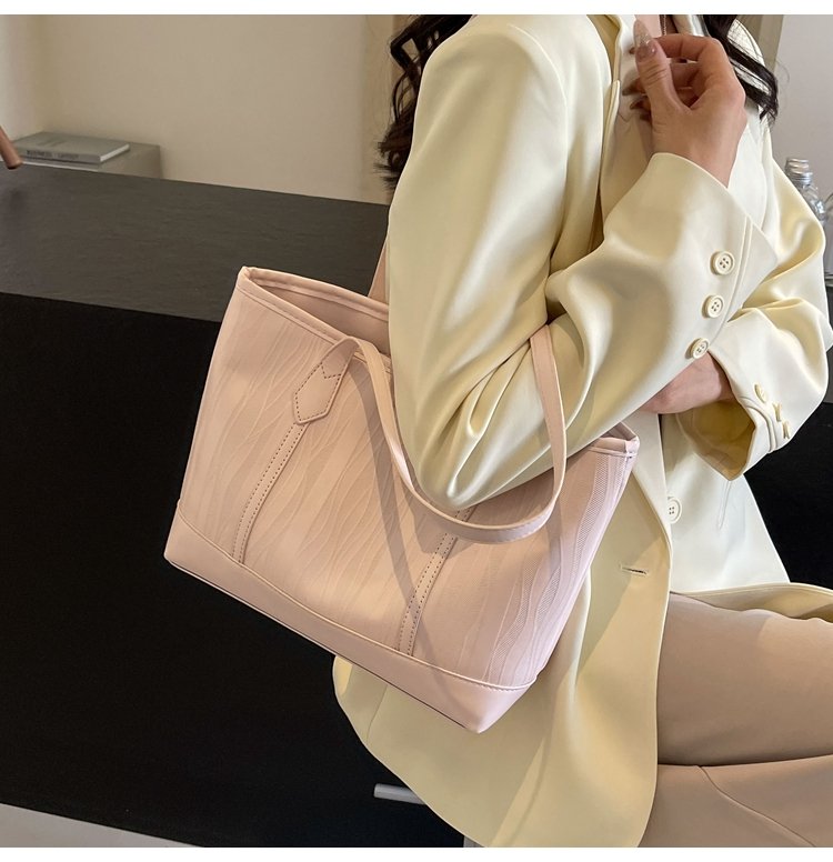 Women's PU Leather Minimal Tote Bag detail 22