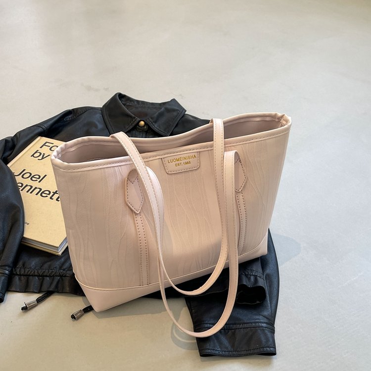 Women's PU Leather Minimal Tote Bag view 1