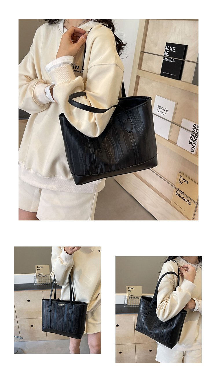 Women's PU Leather Minimal Tote Bag detail 8