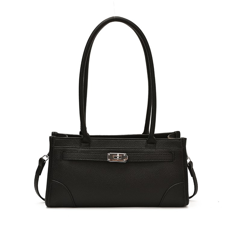 Women's PU Leather Minimal Zip Shoulder Bag view 4