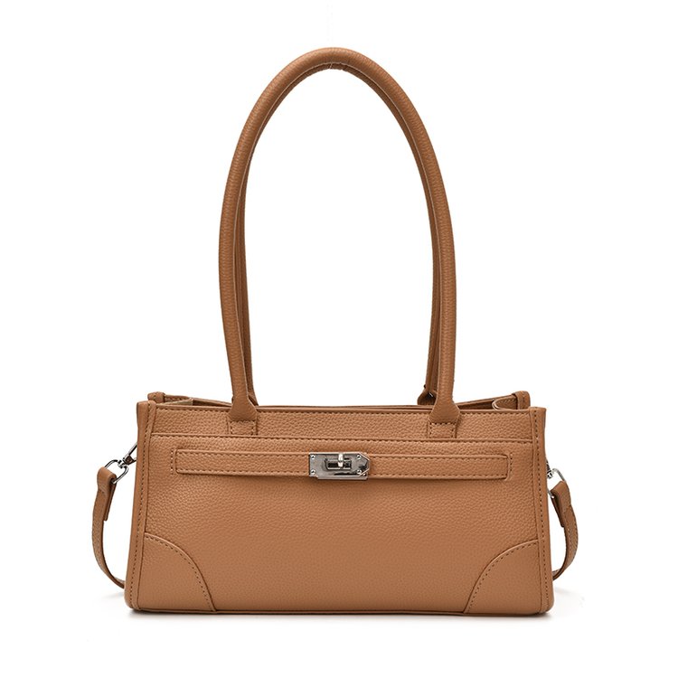 Women's PU Leather Minimal Zip Shoulder Bag view 5