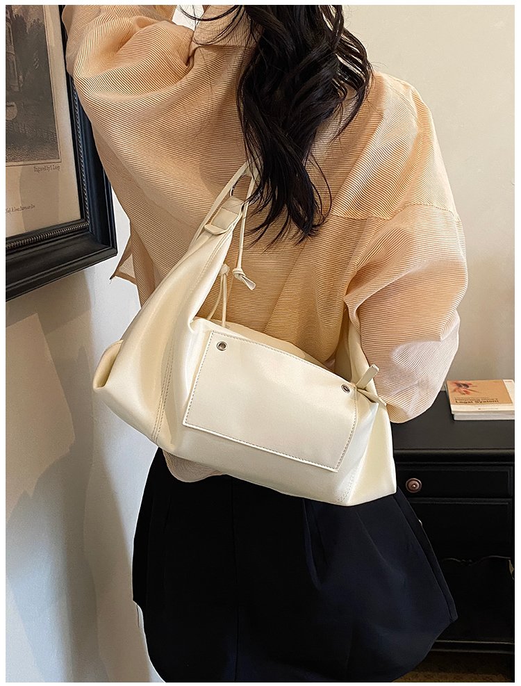 Women's PU Leather Minimal Zip Shoulder Bag detail 29
