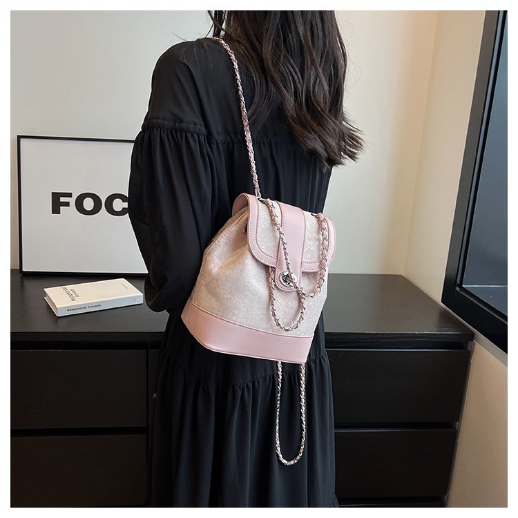 Women's Cloth Monogram Drawstring Backpack detail 12