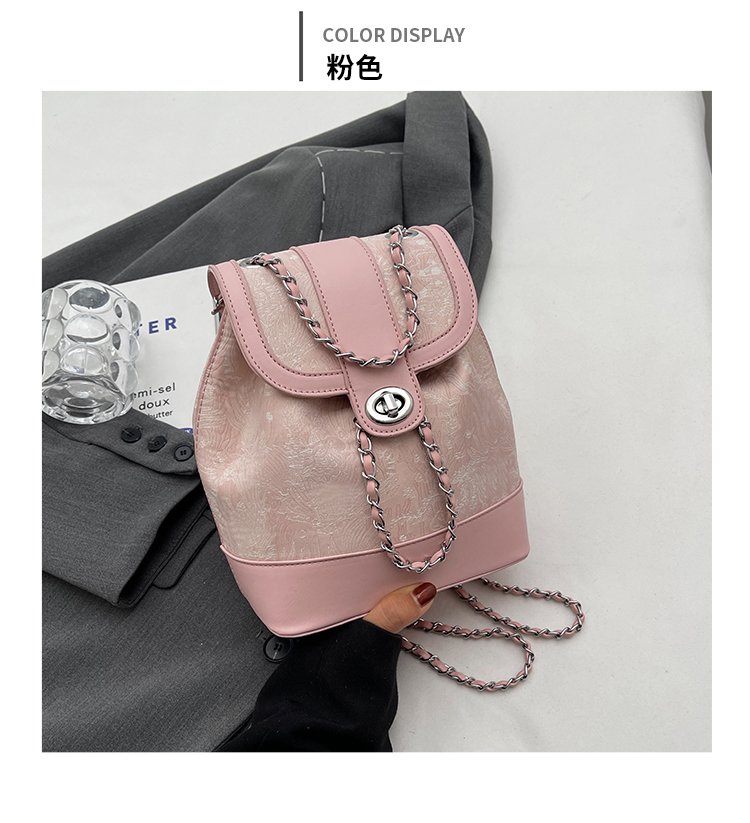 Women's Cloth Monogram Drawstring Backpack detail 19