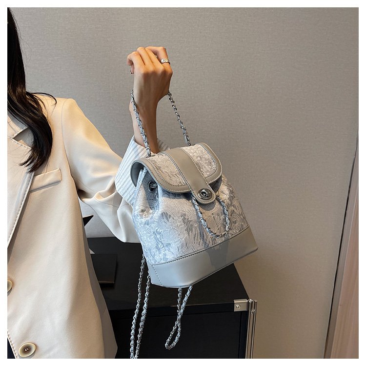 Women's Cloth Monogram Drawstring Backpack detail 21