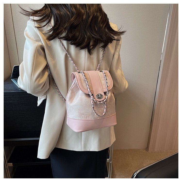 Women's Cloth Monogram Drawstring Backpack detail 32