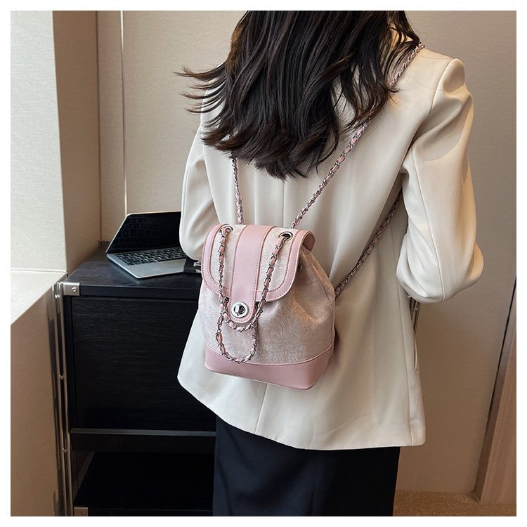 Women's Cloth Monogram Drawstring Backpack detail 33