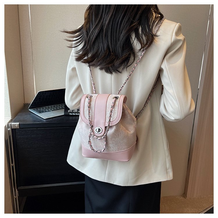 Women's Cloth Monogram Drawstring Backpack detail 34