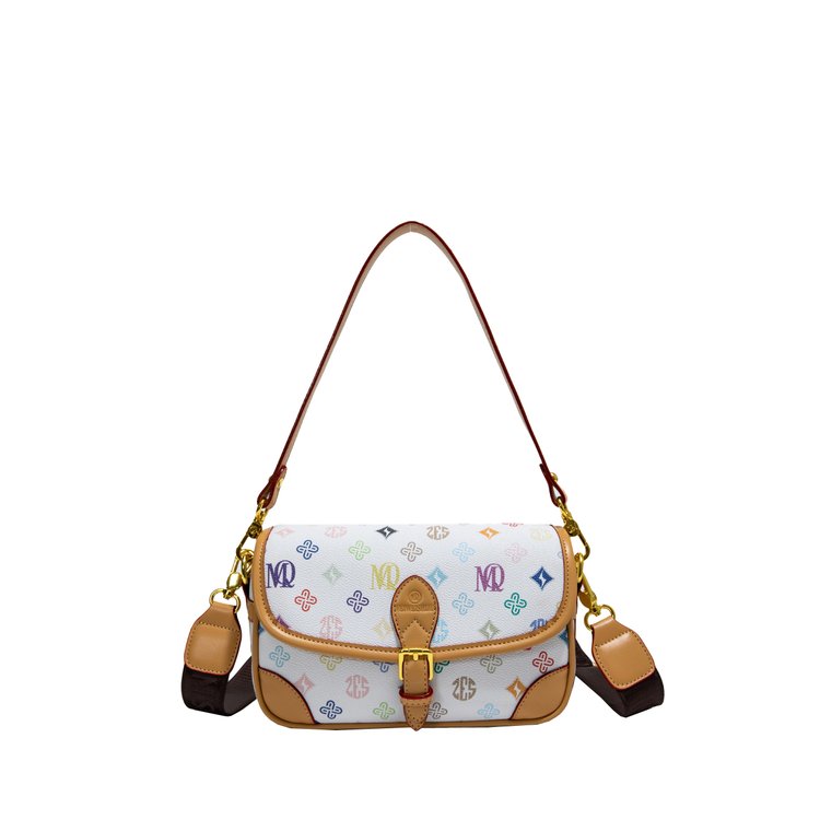 Women's PVC Monogram Shoulder Bag view 4