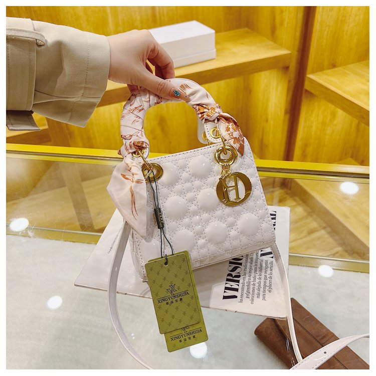 Women's PU Leather Monogram Top Handle Shoulder Bag detail 10