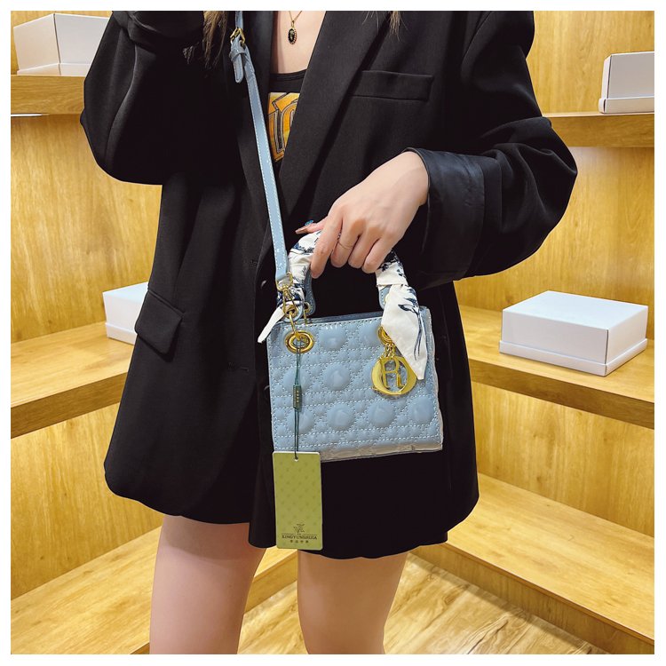 Women's PU Leather Monogram Top Handle Shoulder Bag detail 24