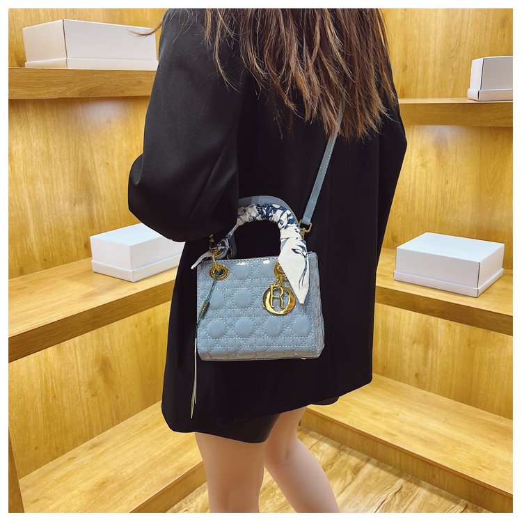 Women's PU Leather Monogram Top Handle Shoulder Bag detail 25