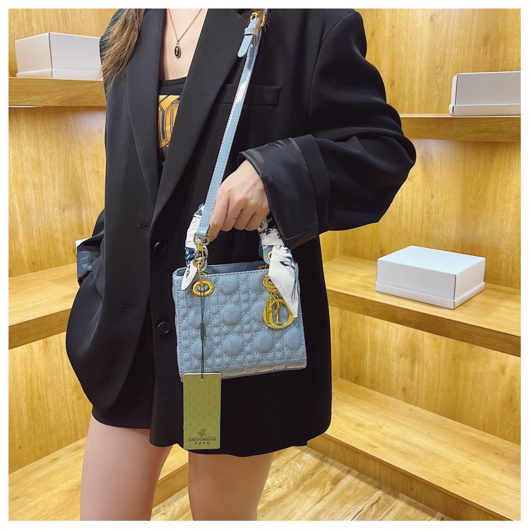 Women's PU Leather Monogram Top Handle Shoulder Bag detail 26