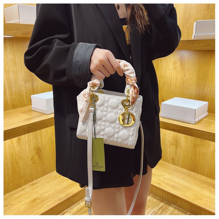 Women's PU Leather Monogram Top Handle Shoulder Bag detail 27