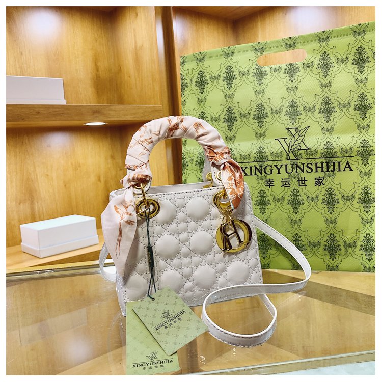 Women's PU Leather Monogram Top Handle Shoulder Bag detail 31