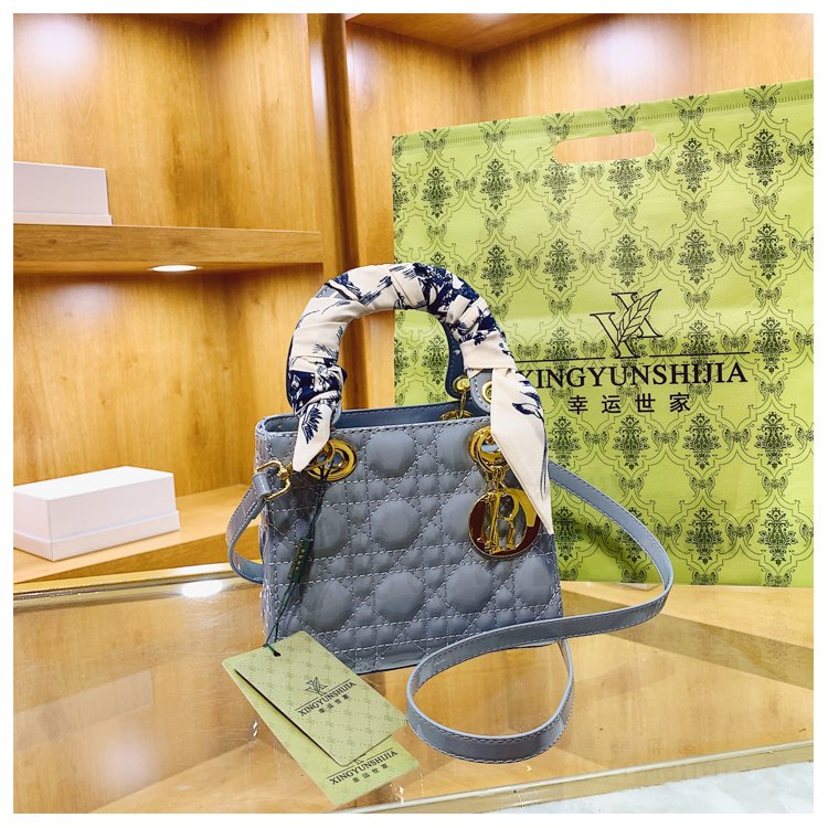 Women's PU Leather Monogram Top Handle Shoulder Bag detail 32