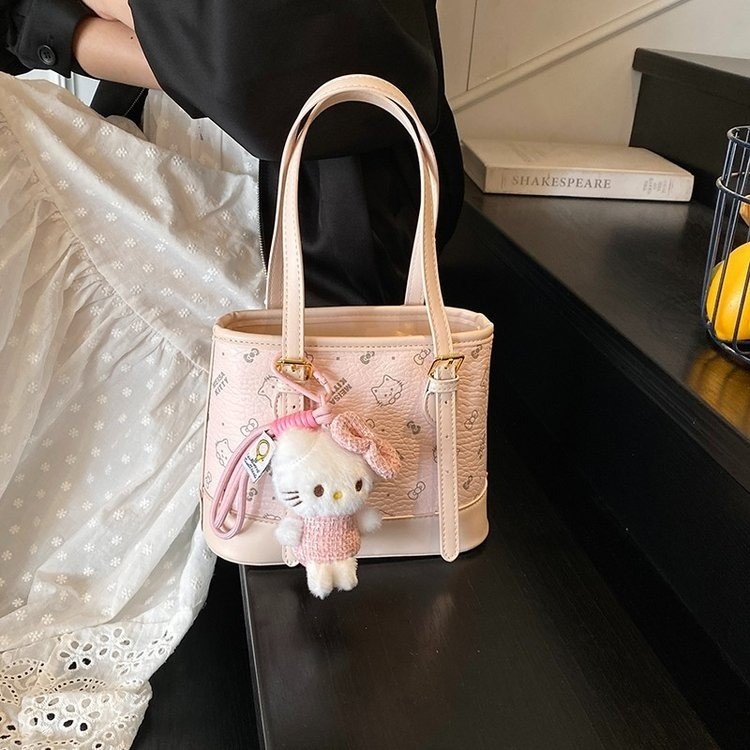 Women's PU Leather Monogram Tote Bag view 2