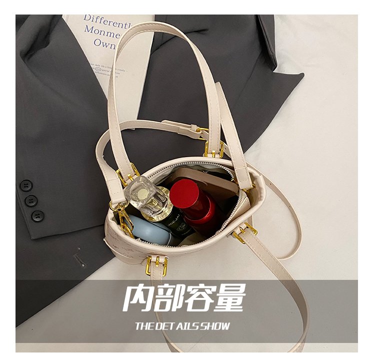 Women's PU Leather Monogram Tote Bag detail 9