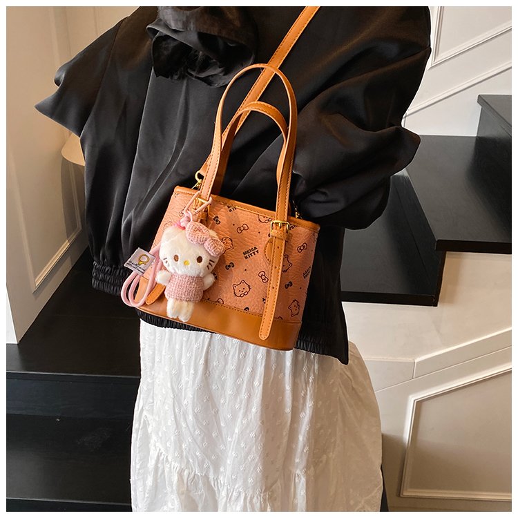Women's PU Leather Monogram Tote Bag detail 18
