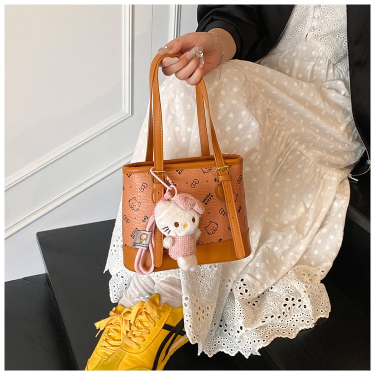 Women's PU Leather Monogram Tote Bag detail 23