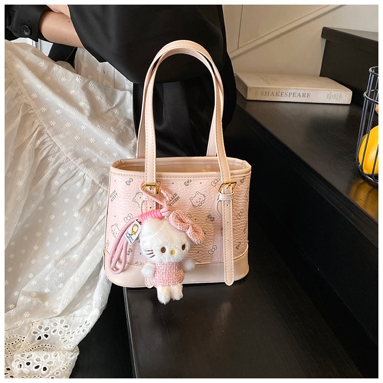 Women's PU Leather Monogram Tote Bag detail 26