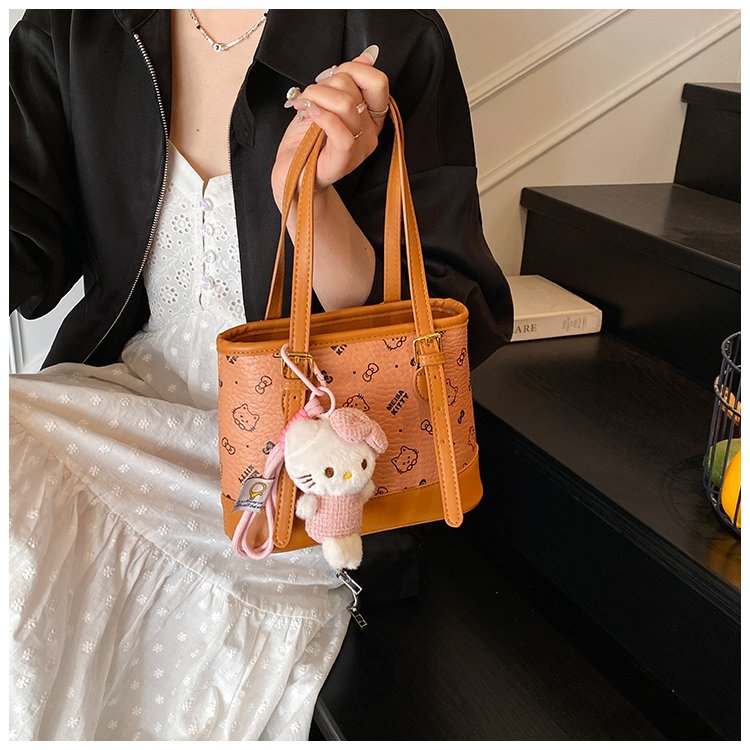 Women's PU Leather Monogram Tote Bag detail 27