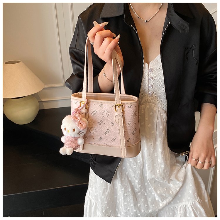 Women's PU Leather Monogram Tote Bag detail 34