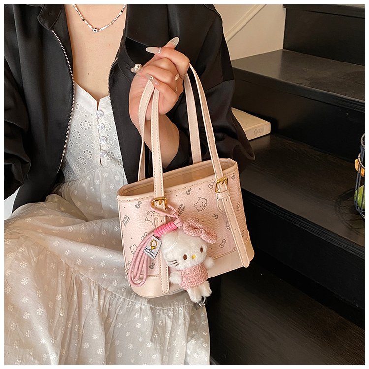Women's PU Leather Monogram Tote Bag detail 35