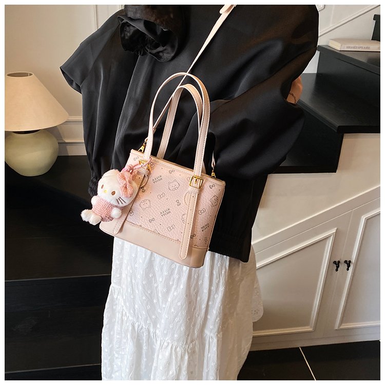 Women's PU Leather Monogram Tote Bag detail 40