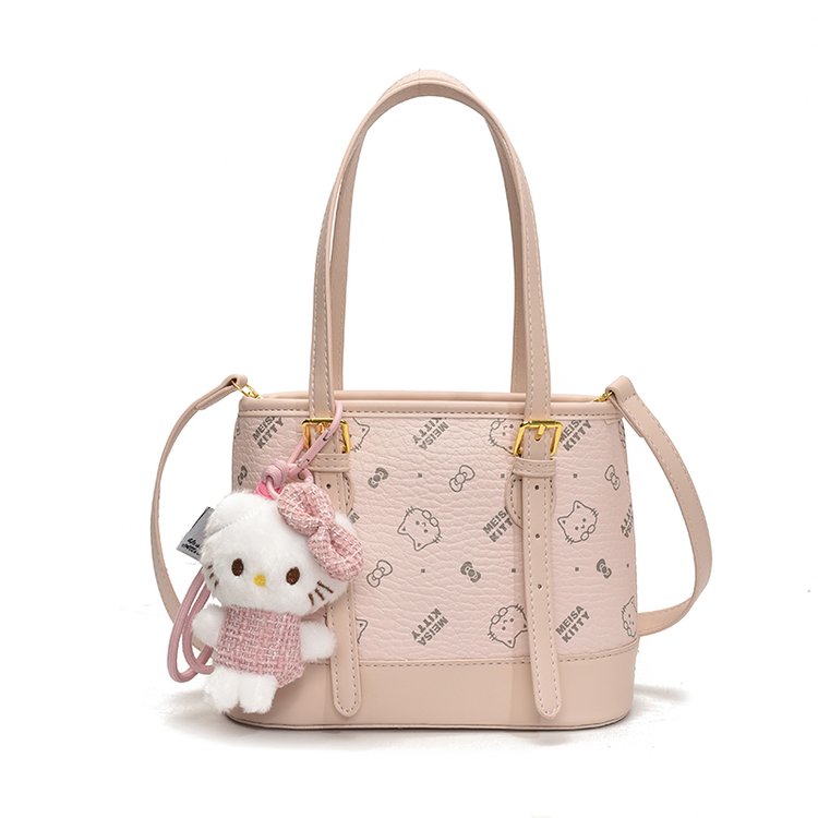 Women's PU Leather Monogram Tote Bag view 5