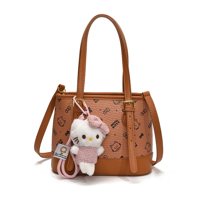 Women's PU Leather Monogram Tote Bag view 1