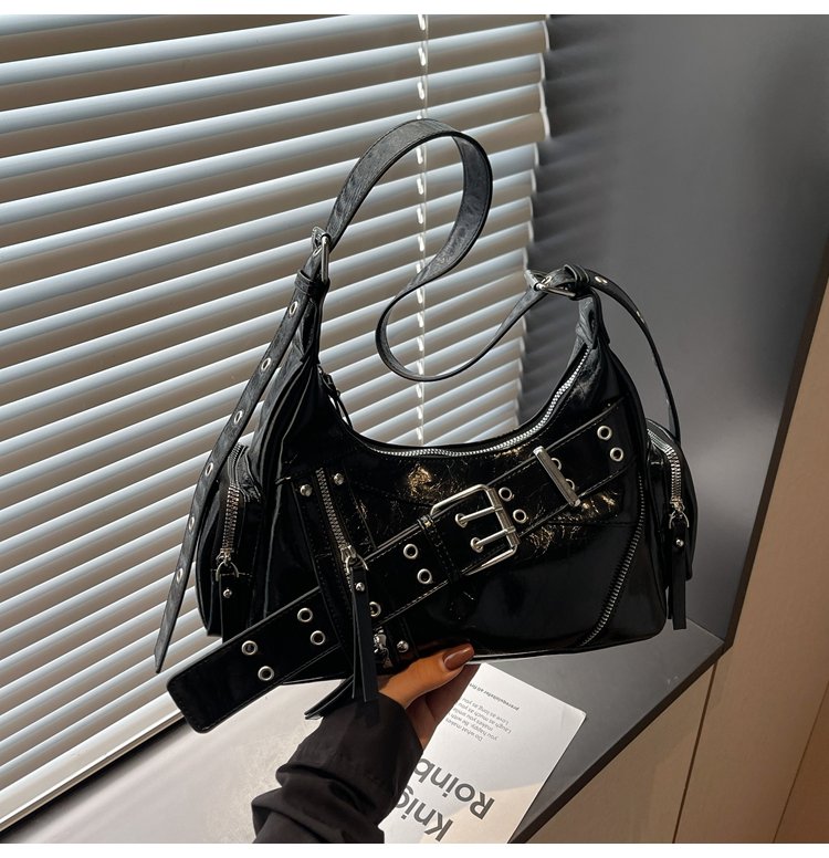 Women's PU Leather Multi Pocket Shoulder Bag detail 13