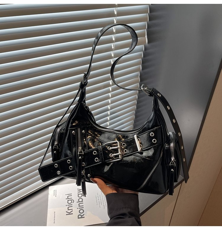 Women's PU Leather Multi Pocket Shoulder Bag detail 16