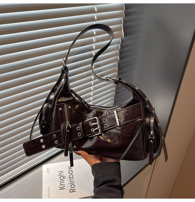 Women's PU Leather Multi Pocket Shoulder Bag detail 22