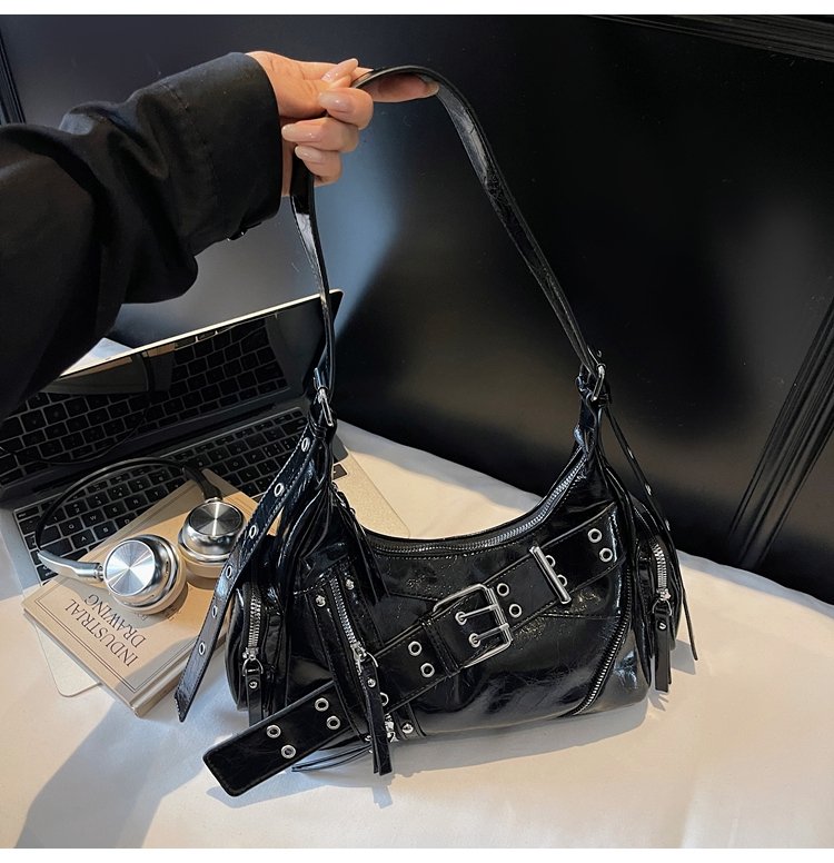 Women's PU Leather Multi Pocket Shoulder Bag detail 23