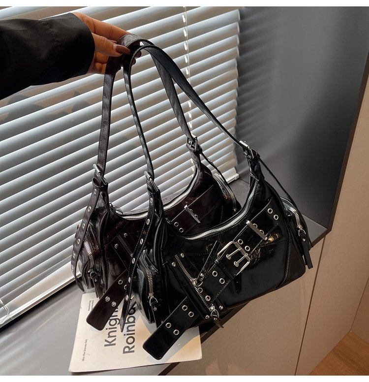 Women's PU Leather Multi Pocket Shoulder Bag detail 24